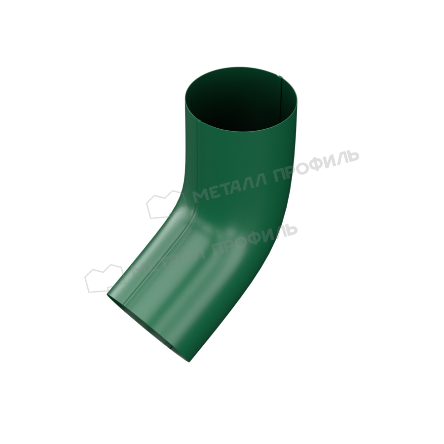 Колено трубы МЕТАЛЛ ПРОФИЛЬ Foramina PUR D100 Ral 6005