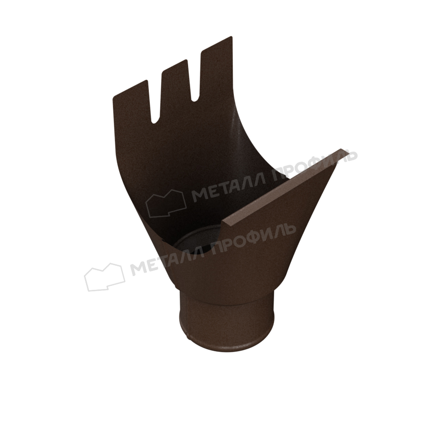 Воронка водосборная МЕТАЛЛ ПРОФИЛЬ Foramina Freeze D100/300 DarkBrown