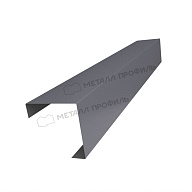 Планка угла декоративная на столб 60мм 62х62 х 3000 (VALORI-20-Grey-0.5)