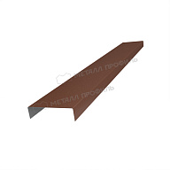 Планка декоративная на столб 60мм 17х62 х 2000 (VALORI-20-Brown-0.5)