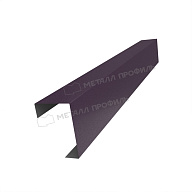 Планка угла декоративная на столб 40мм 42х62 х 3000 (VALORI-20-Violet-0.5)