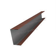 Планка стойки забора 60мм 35х60 х 3000 NormanMP (ПЭ-01-8017-0.5)